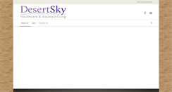 Desktop Screenshot of desertskyliving.com